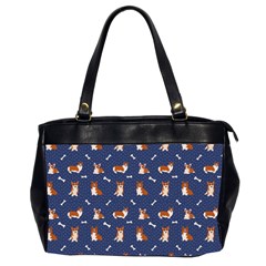 Corgi  Oversize Office Handbag (2 Sides) by SychEva