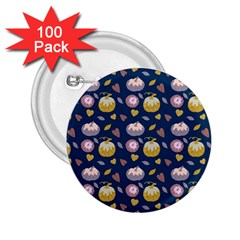 Autumn Pumpkins 2 25  Buttons (100 Pack)  by SychEva