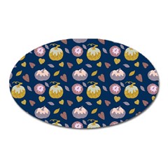 Autumn Pumpkins Oval Magnet by SychEva