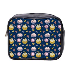 Autumn Pumpkins Mini Toiletries Bag (two Sides) by SychEva