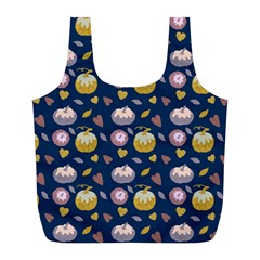 Autumn Pumpkins Full Print Recycle Bag (L)