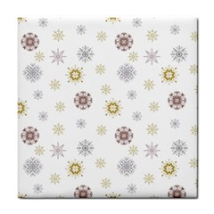 Magic Snowflakes Tile Coaster