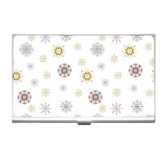 Magic Snowflakes Business Card Holder