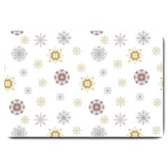 Magic Snowflakes Large Doormat  by SychEva