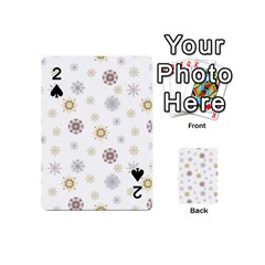 Magic Snowflakes Playing Cards 54 Designs (Mini)