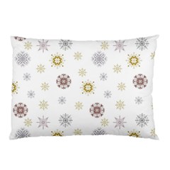 Magic Snowflakes Pillow Case (two Sides) by SychEva