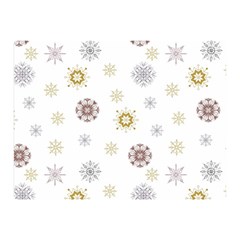 Magic Snowflakes Double Sided Flano Blanket (Mini) 