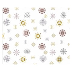 Magic Snowflakes Double Sided Flano Blanket (small)  by SychEva