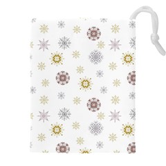 Magic Snowflakes Drawstring Pouch (4XL)