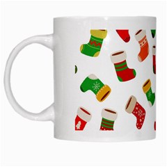 Christmas Socks  White Mugs by SychEva