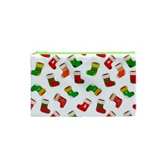 Christmas Socks  Cosmetic Bag (xs) by SychEva