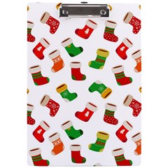 Christmas Socks  A4 Clipboard by SychEva