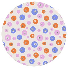Colorful Balls Round Trivet by SychEva