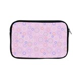 Multicolored Circles On A Pink Background Apple MacBook Pro 13  Zipper Case Front