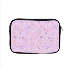Multicolored Circles On A Pink Background Apple Macbook Pro 15  Zipper Case by SychEva