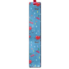 Red Cherries Athletes Large Book Marks by SychEva