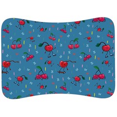 Red Cherries Athletes Velour Seat Head Rest Cushion