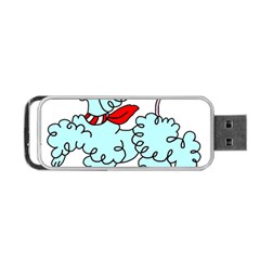 Doodle Poodle  Portable Usb Flash (one Side) by IIPhotographyAndDesigns