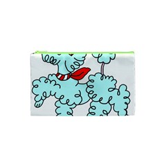 Doodle Poodle  Cosmetic Bag (xs) by IIPhotographyAndDesigns