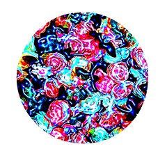 Neon Floral Mini Round Pill Box (pack Of 3) by 3cl3ctix