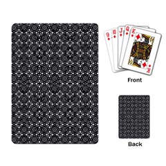 Black Lace Playing Cards Single Design (rectangle) by SychEva