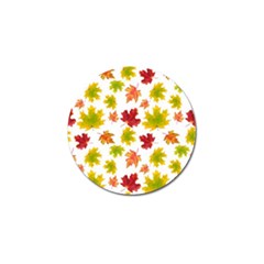 Bright Autumn Leaves Golf Ball Marker (4 Pack) by SychEva