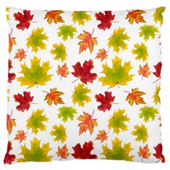 Bright Autumn Leaves Standard Flano Cushion Case (two Sides) by SychEva