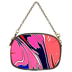 Painted Marble Chain Purse (two Sides)