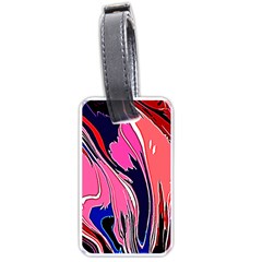 Painted Marble Luggage Tag (one Side) by 3cl3ctix