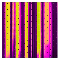 Warped Stripy Dots Large Satin Scarf (square) by essentialimage365