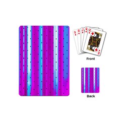 Warped Stripy Dots Playing Cards Single Design (mini) by essentialimage365