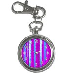 Warped Stripy Dots Key Chain Watches Front