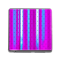 Warped Stripy Dots Memory Card Reader (square 5 Slot) by essentialimage365