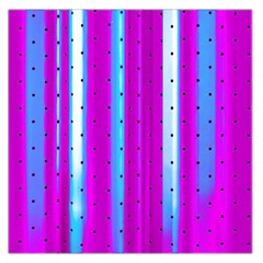 Warped Stripy Dots Large Satin Scarf (square) by essentialimage365