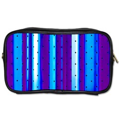 Warped Stripy Dots Toiletries Bag (one Side) by essentialimage365