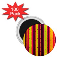 Warped Stripy Dots 1 75  Magnets (100 Pack)  by essentialimage365