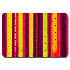 Warped Stripy Dots Large Doormat  by essentialimage365