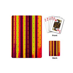 Warped Stripy Dots Playing Cards Single Design (mini) by essentialimage365