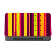 Warped Stripy Dots Memory Card Reader With Cf by essentialimage365