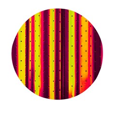 Warped Stripy Dots Mini Round Pill Box (pack Of 3) by essentialimage365