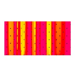 Warped Stripy Dots Satin Wrap by essentialimage365