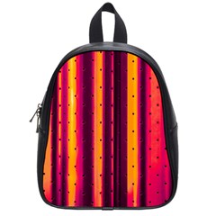 Warped Stripy Dots School Bag (small) by essentialimage365