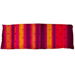 Warped Stripy Dots Body Pillow Case (dakimakura) by essentialimage365
