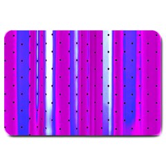 Warped Stripy Dots Large Doormat  by essentialimage365