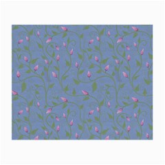 Curly Flowers Small Glasses Cloth (2 Sides) by SychEva