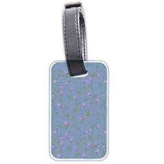 Curly Flowers Luggage Tag (two Sides) by SychEva