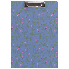 Curly Flowers A4 Clipboard by SychEva