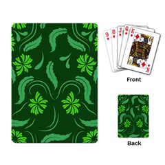 Folk Flowers Print Floral Pattern Ethnic Art Playing Cards Single Design (rectangle) by Eskimos