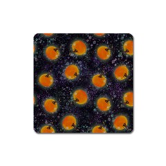 Space Pumpkins Square Magnet by SychEva