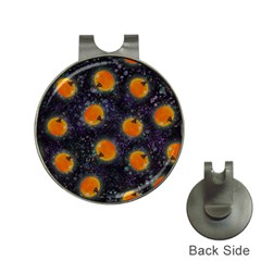 Space Pumpkins Hat Clips With Golf Markers by SychEva